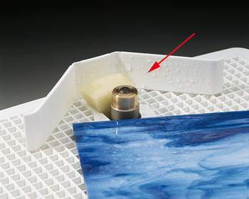 Spritzschutz für Kristall 1S und 2000