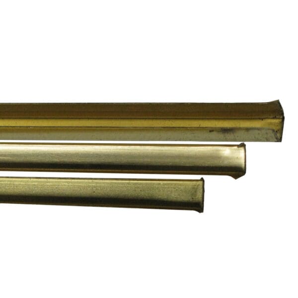 Messingprofil ±3×3 mm, 180 cm lang