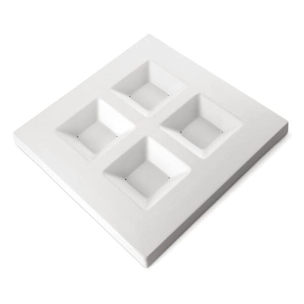 Glasfusing-Form / Soft Edge Four Squares 958.342