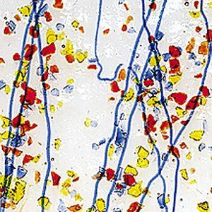 BULLSEYE Glasfarbe 4223-00F Mardi Gras