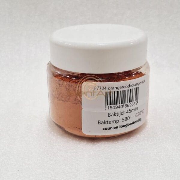 Glasfarbe – F7724 Orange-Rot | 100 Gramm