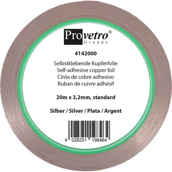 Provetro Kupferfolie 3,2 mm Silber