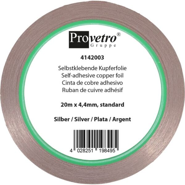 Provetro Kupferfolie 4,4 mm Silber
