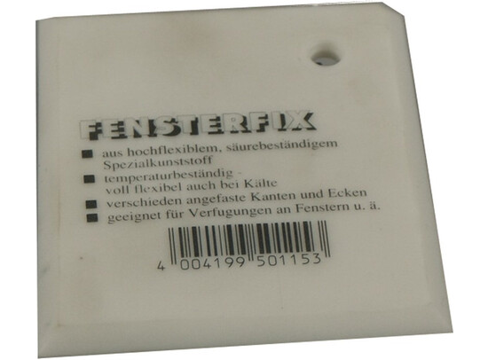 Kittspachtel „Fensterfix“ mit geraden Kanten, 90 x 80 x 5 mm