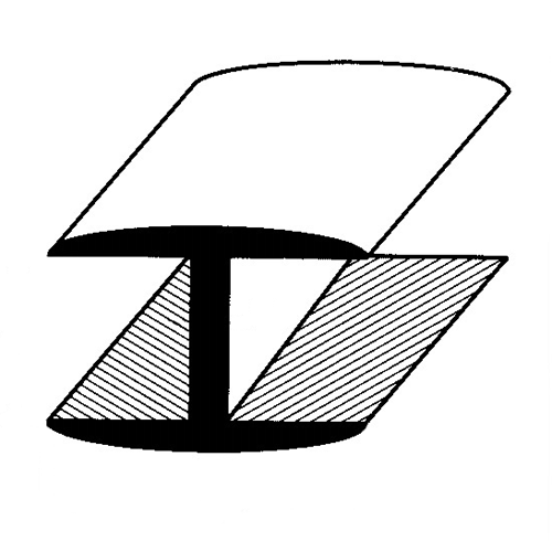 Buntglas Bleiprofil H6x4/5 Leicht oval ohne Perle / LOSE VERPACKT