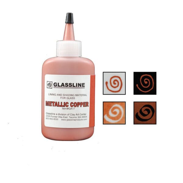 Glassline Stift Metallic Copper GA17