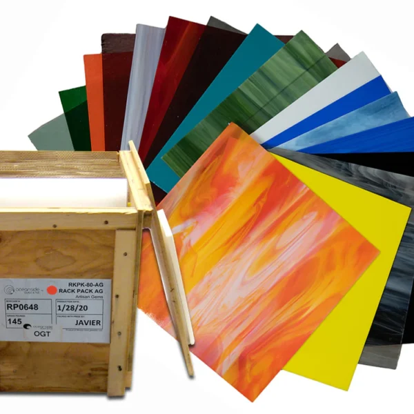 Oceanside Kompatibles Glasgestell-Set, 80 Stück, 30 x 30 cm