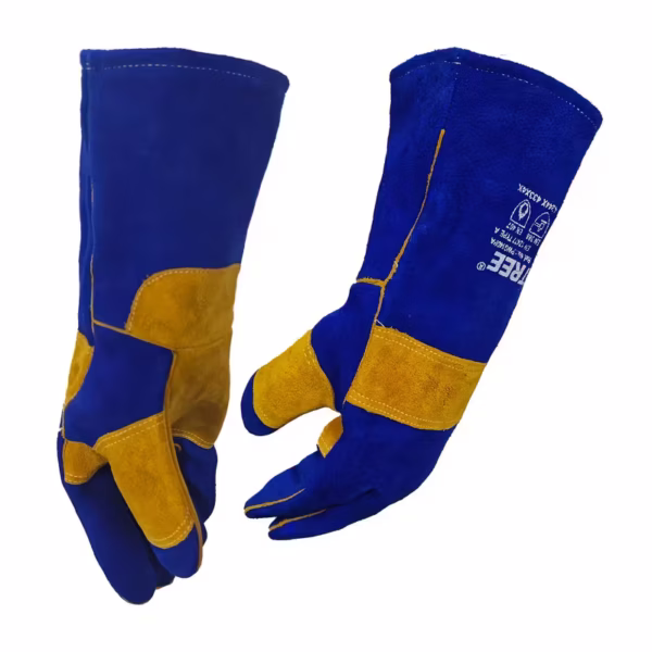 Hitze- und feuerfeste Ofenhandschuhe.